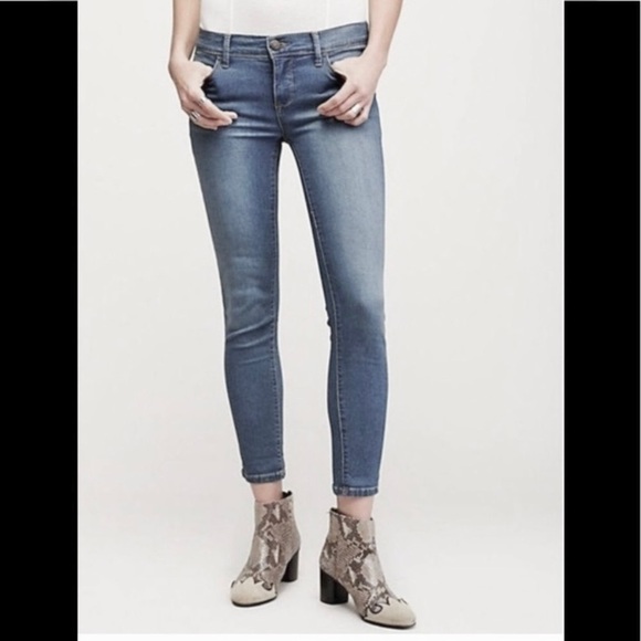 Free People Sz 0 (25) Skinny Jeans Mid Rise # 61855-16515125 Stretch - Picture 1 of 13